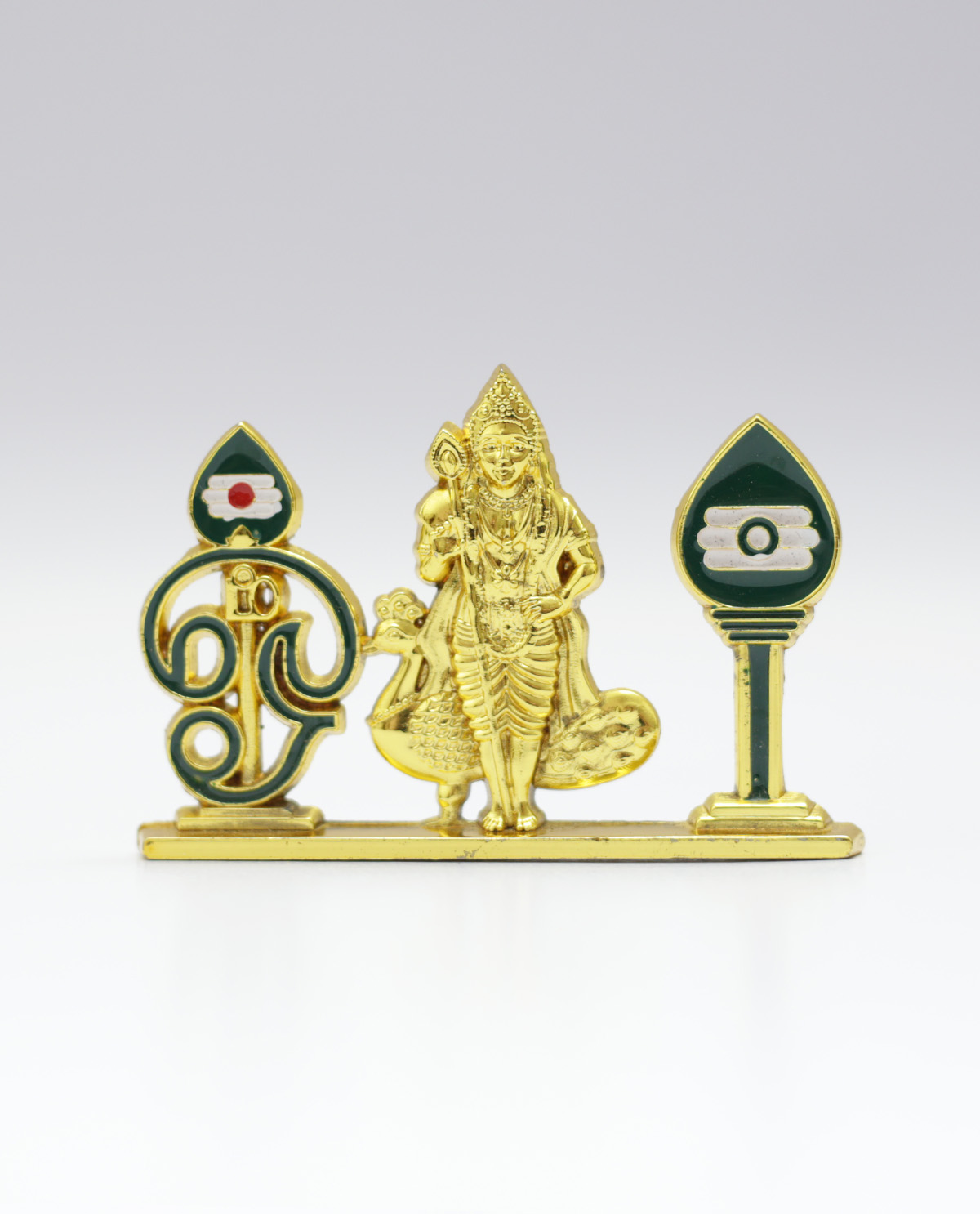 Murugan with Peacock and Vel Set