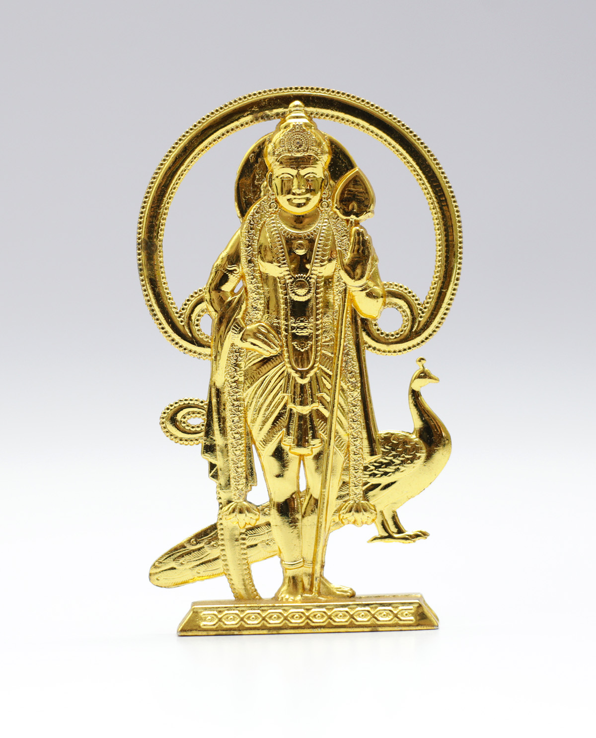 Lord Murugan with Peacock – Arch Frame