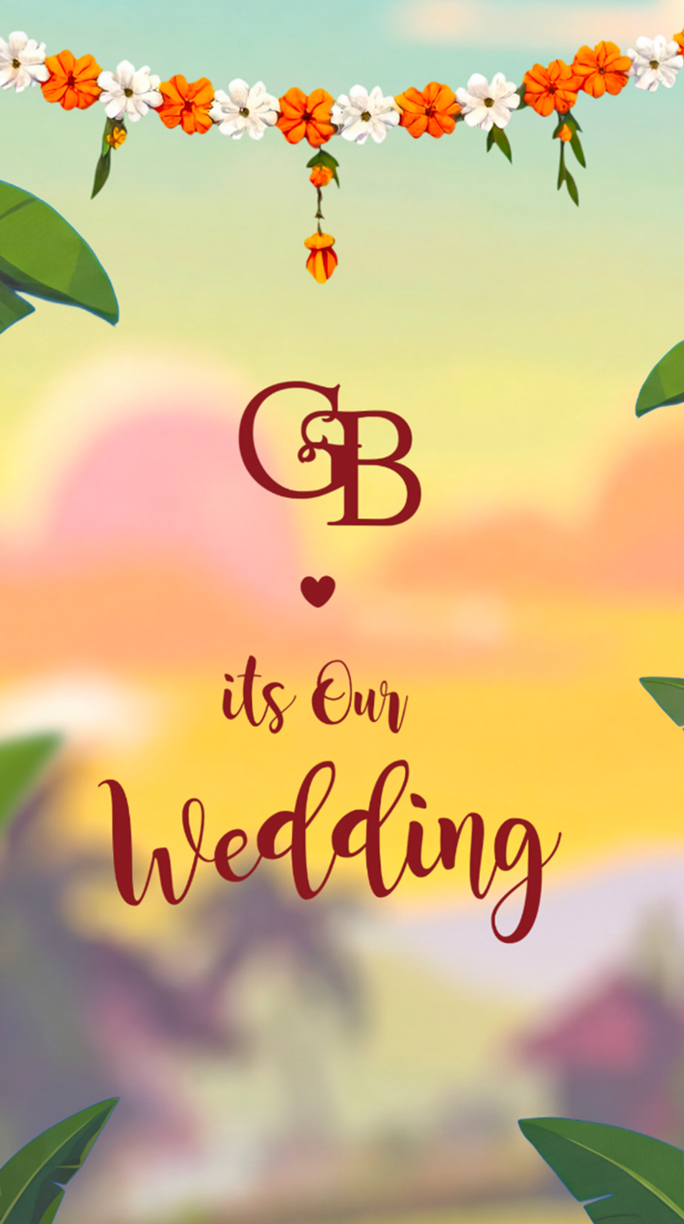 Traditional Tamil Wedding E-Invitation