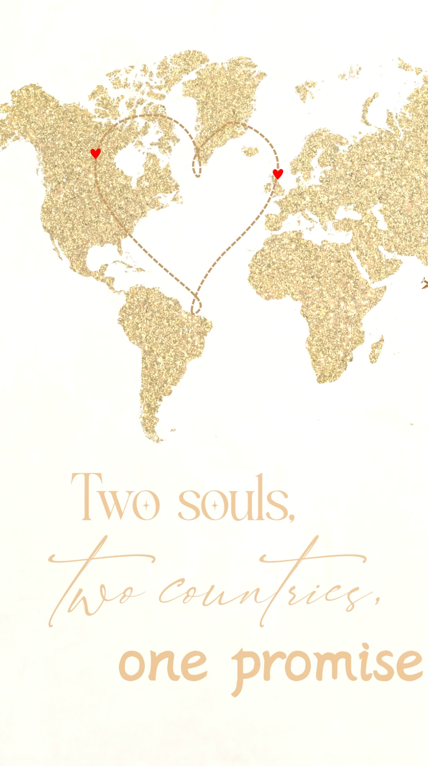 Two Souls Across Borders – Tamil Wedding E-Invitation (Overseas Love Story Theme)