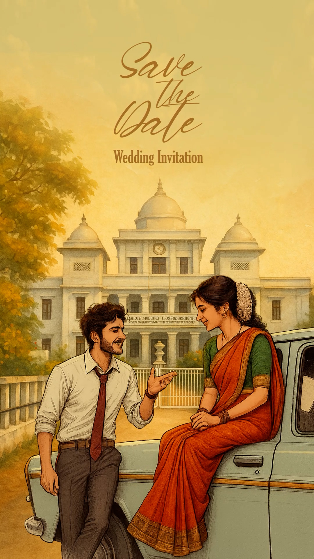 Wedding Invitation Jaffna | Tamil Video Save-the-Date (Jaffna Landmarks)