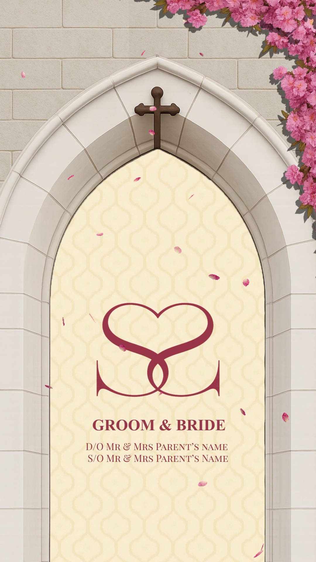 Christian Church Sri Lankan Wedding Video Invitation | Save-the-Date & Reception