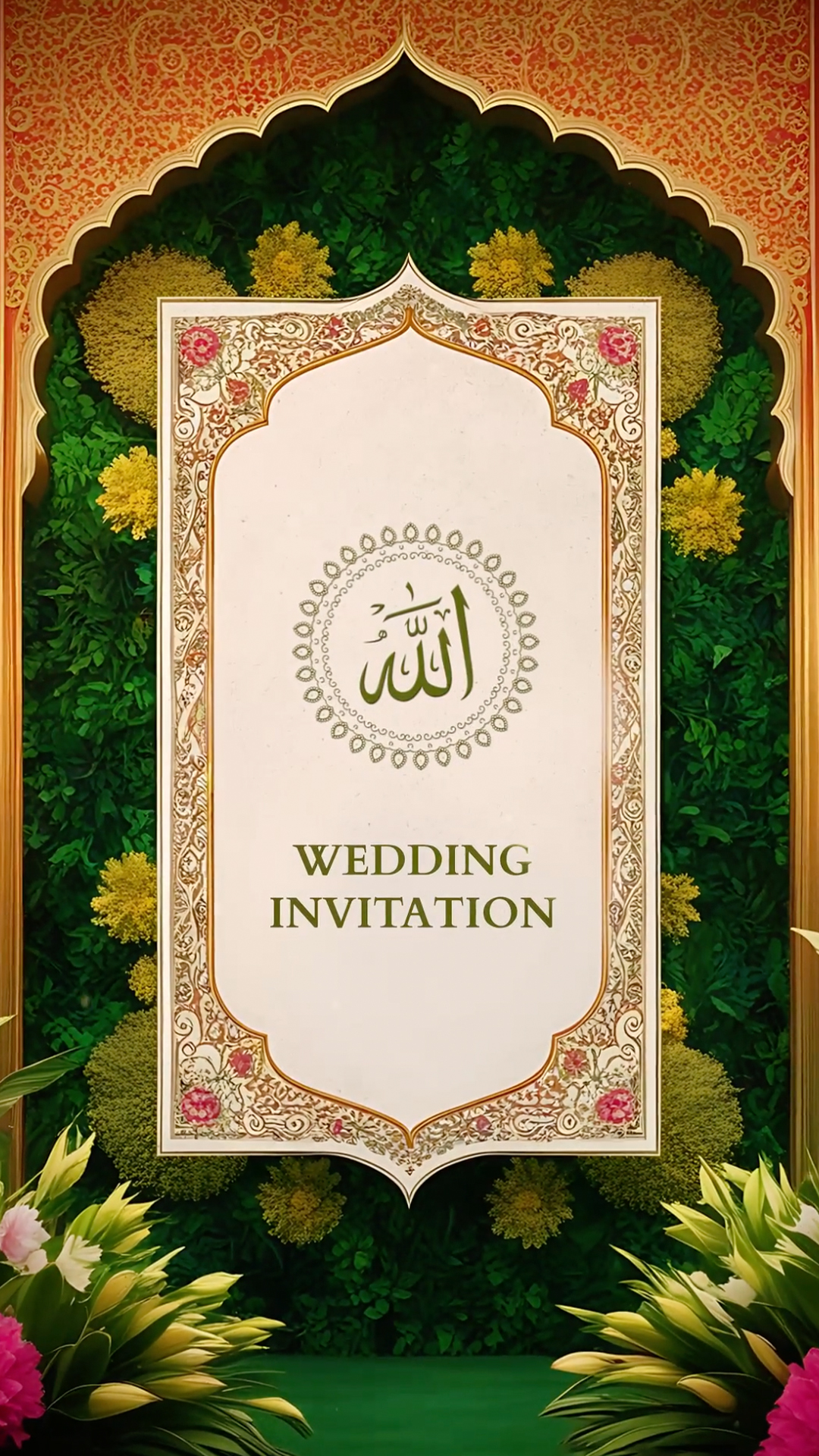 Regal Islamic Wedding E-Card