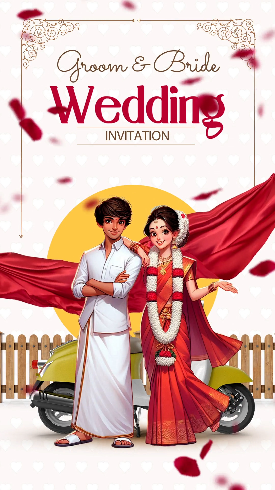 Traditional Tamil Wedding Invitation | Digital Wedding Evite