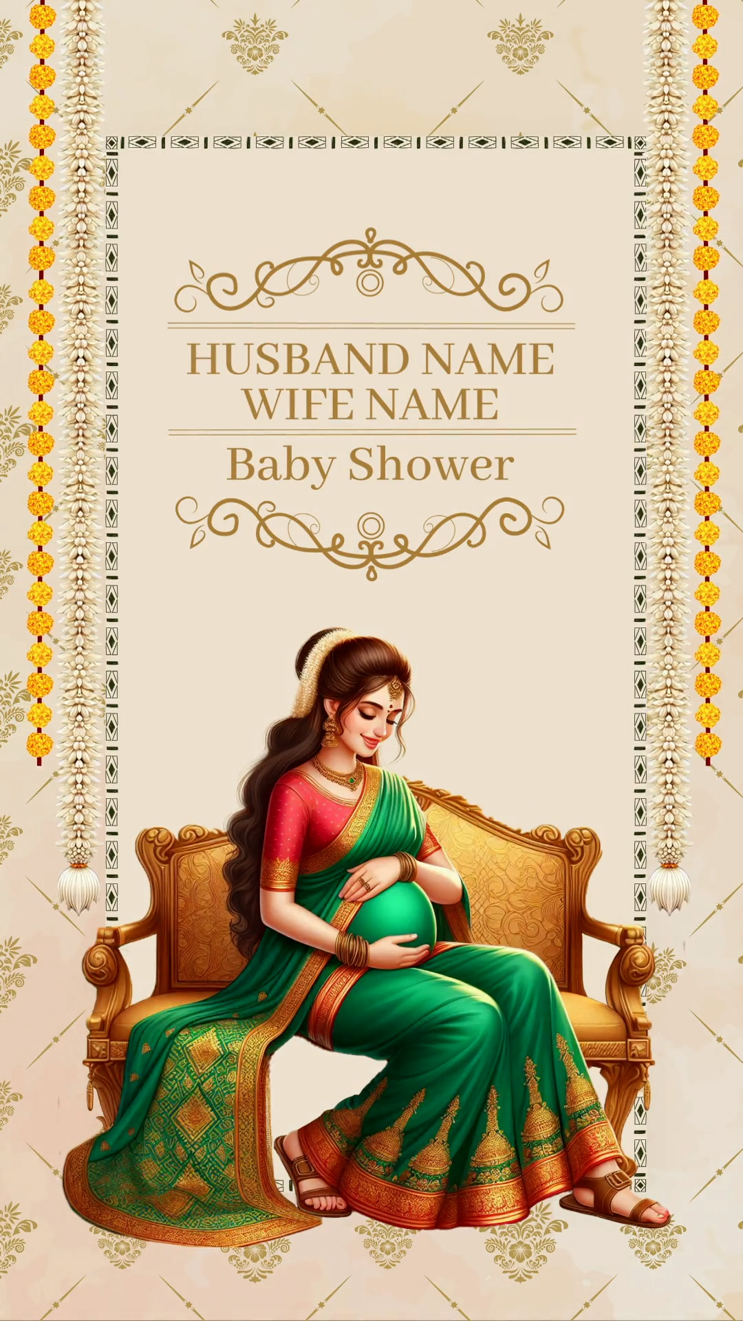 Elegant Baby Shower Invitation