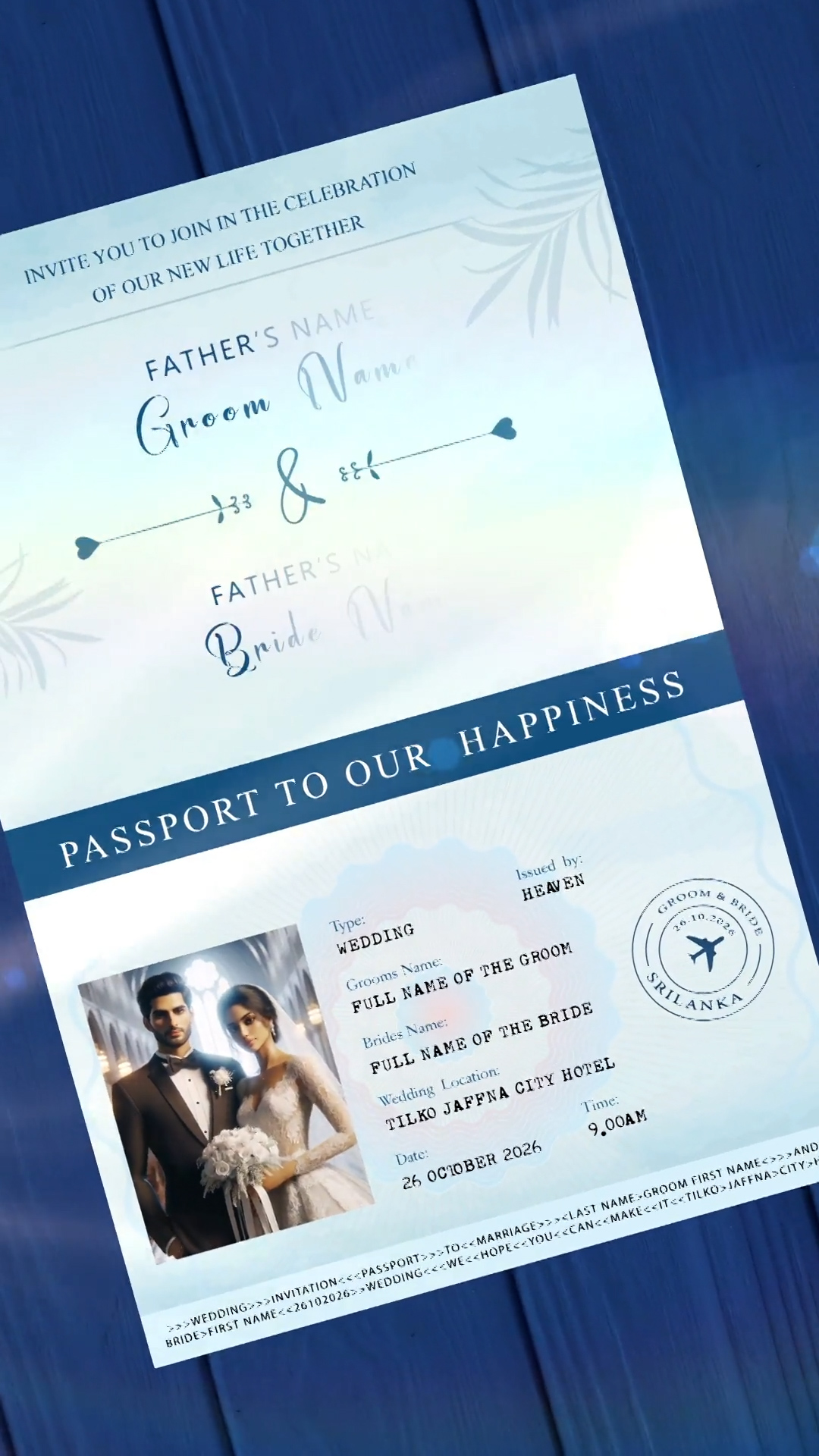 Love Airways Wedding Invitation Video