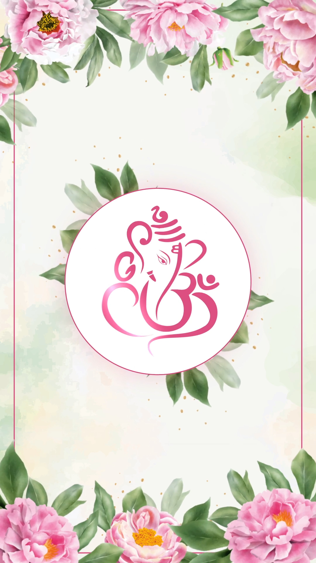 Elegant Floral Wedding Invitation Video