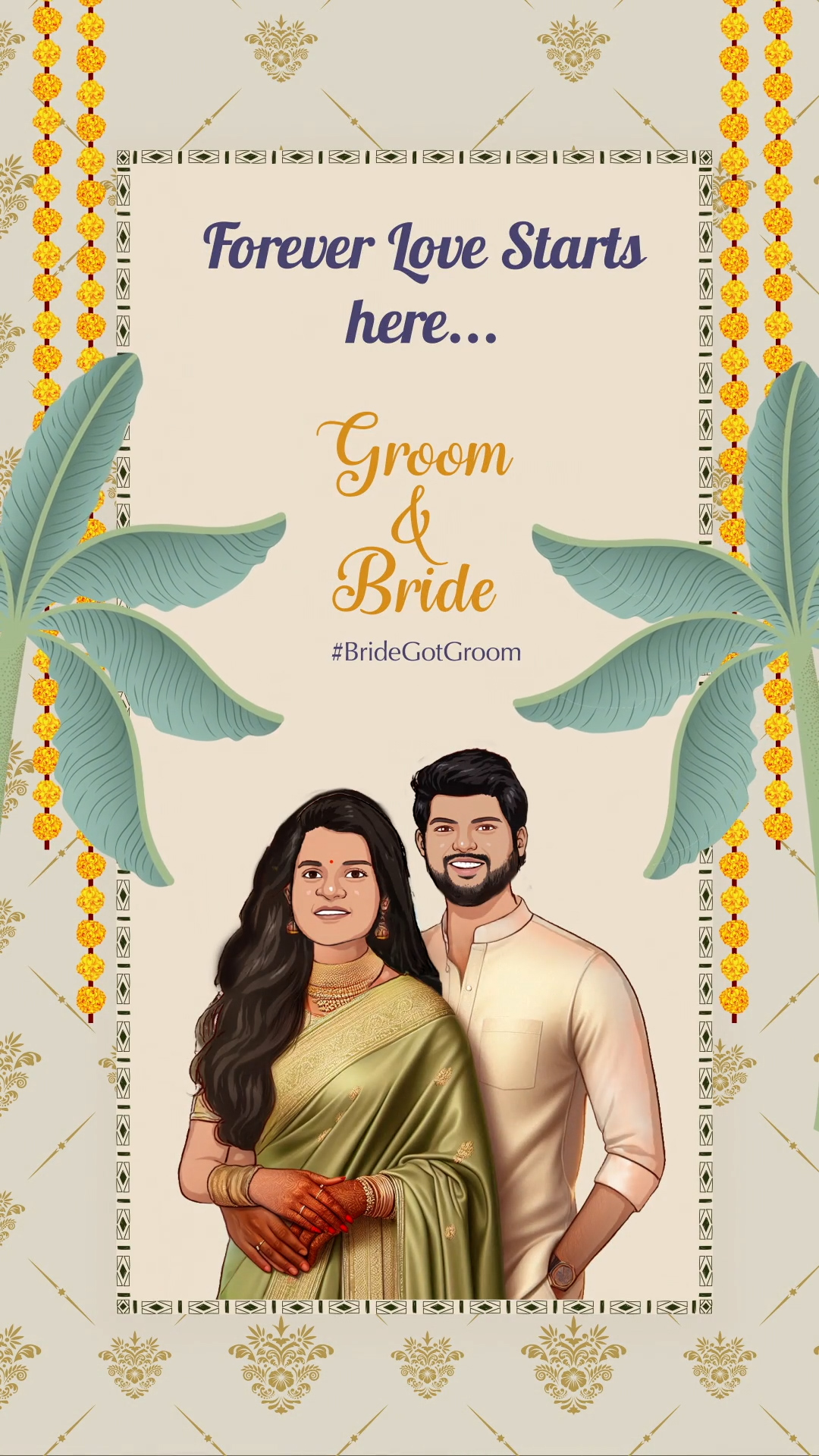 Elegant Tamil Traditional Wedding Invitation Video