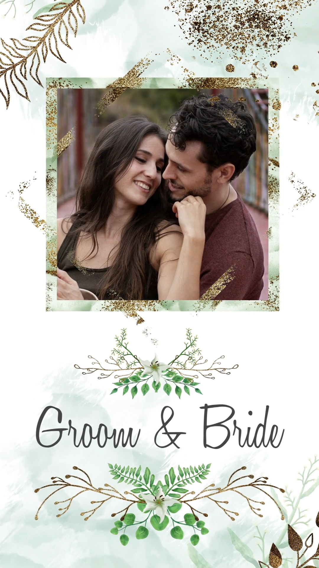 White Elegance Wedding Invite